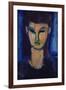 Young Woman, C1910-Amadeo Modigliani-Framed Giclee Print