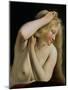 Young Woman Combing Her Hair-Salomon de Bray-Mounted Giclee Print