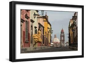 Young Woman Dancing Down Cobbled Street (Recreo)-Ben Pipe-Framed Photographic Print