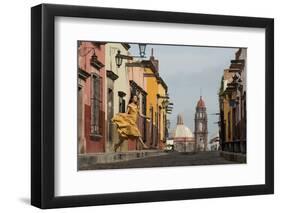 Young Woman Dancing Down Cobbled Street (Recreo)-Ben Pipe-Framed Photographic Print