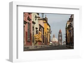 Young Woman Dancing Down Cobbled Street (Recreo)-Ben Pipe-Framed Photographic Print