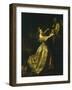 Young Woman Decorating the Statue of Love-Alexander Roslin-Framed Giclee Print
