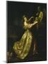 Young Woman Decorating the Statue of Love-Alexander Roslin-Mounted Giclee Print