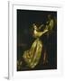 Young Woman Decorating the Statue of Love-Alexander Roslin-Framed Giclee Print