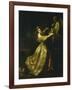 Young Woman Decorating the Statue of Love-Alexander Roslin-Framed Giclee Print