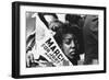 Young Woman Demonstrator at the March on Washington for Jobs and Freedom-null-Framed Photo