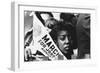 Young Woman Demonstrator at the March on Washington for Jobs and Freedom-null-Framed Photo