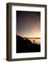 Young Woman Doing Yoga at Lake Tahoe, California-Justin Bailie-Framed Photographic Print