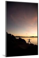 Young Woman Doing Yoga at Lake Tahoe, California-Justin Bailie-Mounted Photographic Print