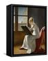Young Woman Drawing-Marie Denise Villers-Framed Stretched Canvas