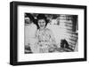 Young Woman Dries a Cooking Pot, Ca. 1939-null-Framed Photographic Print