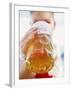 Young Woman Drinking a Litre of Beer at October Fest (Munich)-null-Framed Photographic Print