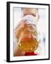 Young Woman Drinking a Litre of Beer at October Fest (Munich)-null-Framed Photographic Print