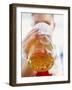 Young Woman Drinking a Litre of Beer at October Fest (Munich)-null-Framed Photographic Print