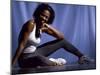 Young Woman Exercising on the Floor-null-Mounted Photographic Print