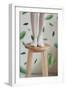 Young Woman Feet in Socks on a Stool-Carolina Hernandez-Framed Photographic Print