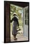 Young Woman from Boyardville (Ile D'Oléron) on the Doorstep-Anna Bilinska-Framed Giclee Print