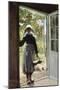 Young Woman from Boyardville (Ile D'Oléron) on the Doorstep-Anna Bilinska-Mounted Giclee Print