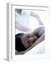 Young Woman Getting a Back Massage-null-Framed Photographic Print