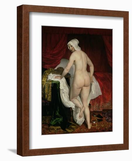 Young Woman Going to Bed, circa 1650-Jacob van Loo-Framed Giclee Print