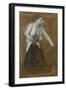 Young Woman, Half-Undressed, 1866-68-Edgar Degas-Framed Giclee Print