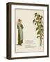 Young Woman Holding a Baby, with Sunflowers-Kate Greenaway-Framed Art Print