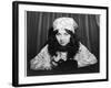 Young Woman Holding a Crystal Ball-null-Framed Photographic Print