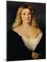 Young Woman in a Black Dress-Titian (Tiziano Vecelli)-Mounted Giclee Print