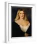 Young Woman in a Black Dress-Titian (Tiziano Vecelli)-Framed Giclee Print