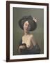 Young Woman in a Black Hat, 1908-Félix Vallotton-Framed Giclee Print