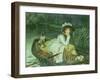 Young Woman in a Boat, or Reflections, circa 1870-James Tissot-Framed Giclee Print