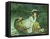 Young Woman in a Boat, or Reflections, circa 1870-James Tissot-Framed Stretched Canvas