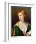 Young Woman in a Green Dress, a Box in Her Hand, Ca 1514-Jacopo Palma Il Vecchio the Elder-Framed Giclee Print