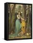 Young Woman in a Green Dress-Boyle-Framed Stretched Canvas
