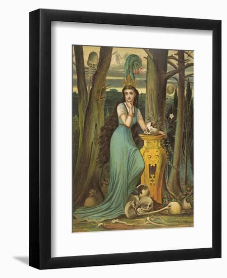 Young Woman in a Green Dress-Boyle-Framed Premium Giclee Print