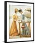 Young Woman in a Long Dress, an Illustration from Wiener Mode, 1902-null-Framed Giclee Print