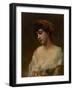 Young Woman in a Red Beret-Konstantin Yegorovich Makovsky-Framed Giclee Print