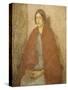 Young Woman in a Red Shawl-Gwen John-Stretched Canvas