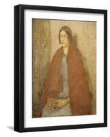 Young Woman in a Red Shawl-Gwen John-Framed Giclee Print
