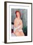 Young Woman in a Shirt, 1818-Amedeo Modigliani-Framed Giclee Print