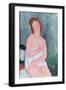 Young Woman in a Shirt, or the Little Milkmaid, 1917-18-Amedeo Modigliani-Framed Giclee Print