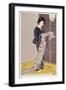 Young Woman in a Summer Kimono, 1920-Goyo Hashiguchi-Framed Giclee Print