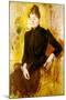 Young Woman in Black, C.1882-Mary Cassatt-Mounted Giclee Print