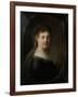 Young Woman in Fantasy Costume, 1633-Rembrandt van Rijn-Framed Giclee Print