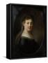 Young Woman in Fantasy Costume-Rembrandt van Rijn-Framed Stretched Canvas