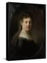 Young Woman in Fantasy Costume-Rembrandt van Rijn-Stretched Canvas