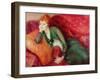 Young Woman in Green-William James Glackens-Framed Giclee Print