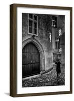 Young Woman in Old Town-Rory Garforth-Framed Photographic Print