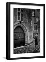 Young Woman in Old Town-Rory Garforth-Framed Photographic Print