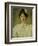 Young Woman in Pink, 1905-William Merritt Chase-Framed Giclee Print